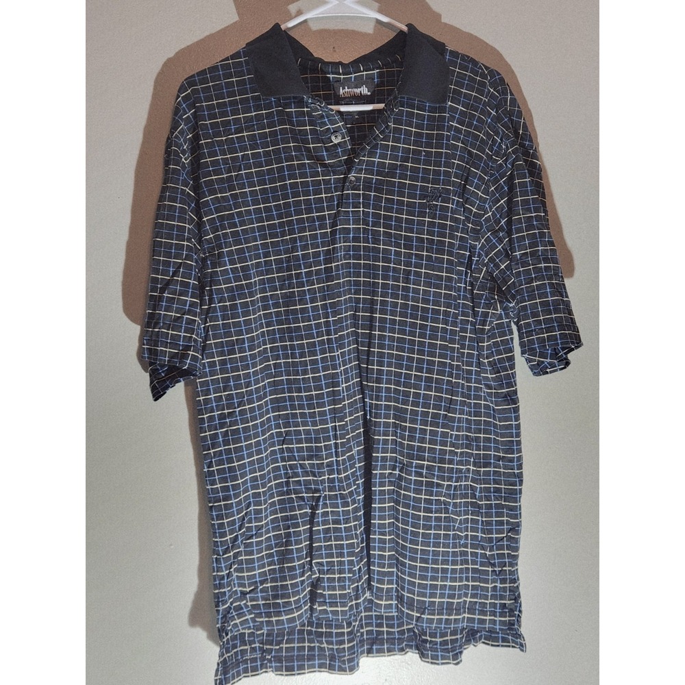 mens ashworth golf‎ polo shirt sz xl